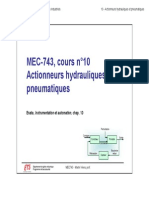 10 - Actionneurs Hydrauliques Et Pneumatiques