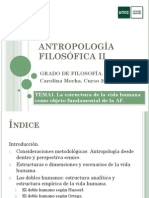 Antropología Filosófica II. Tema 1. 2014-15