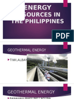 Energy Resources in the Philippines