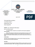 Atlanta City Ethics Office Opinion On Councilwoman Keisha Lance Bottoms Serving As AFCRA Executive Director