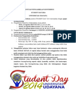Ketentuan Pengambilan Kontribusi Student Day 2014