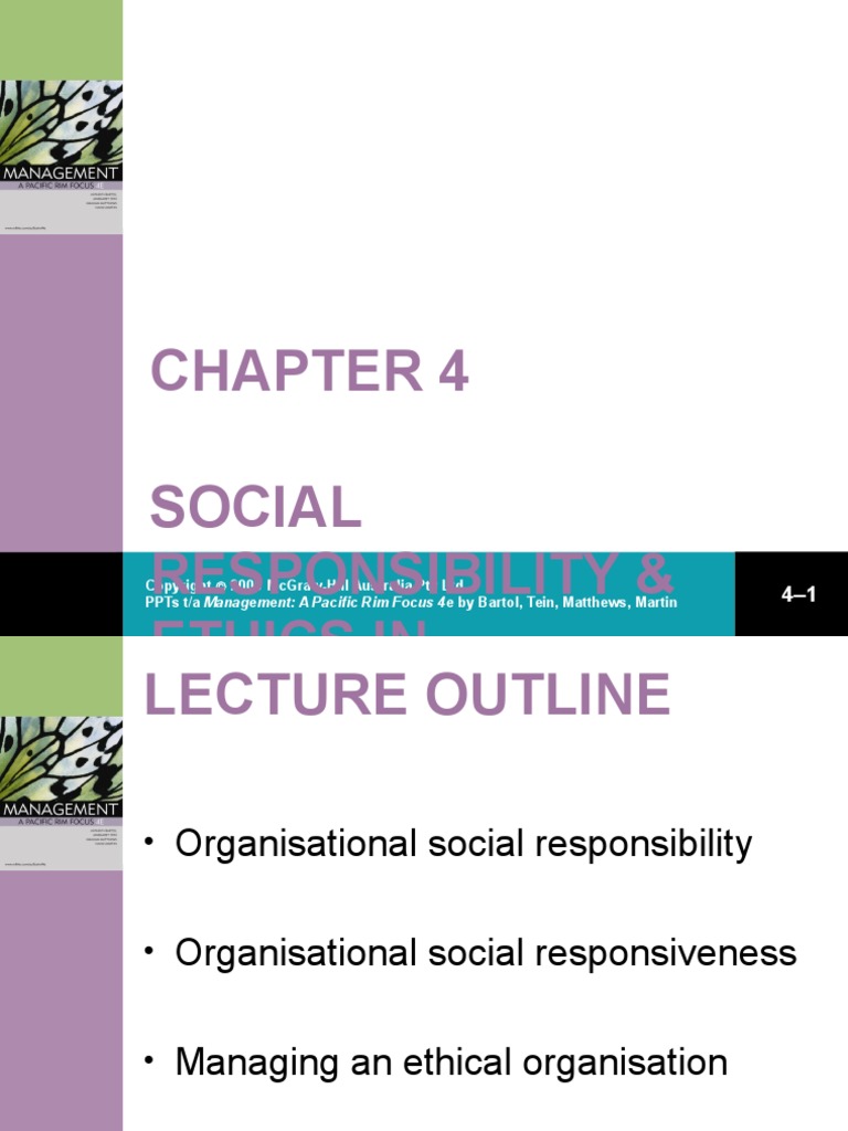 Social Responsibility & Ethics in Management | PDF