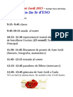 Actes Sant Jordi 2015