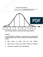 The Normal Distribution Notes