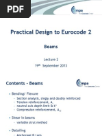 Beam Practical Design To Eurocode 2 - Sep 2013