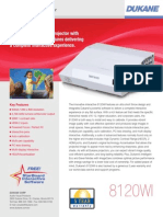 Dukane 8120WI Projector PDF