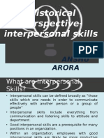 Topic 1 - Interpersonal Skills Literature Review