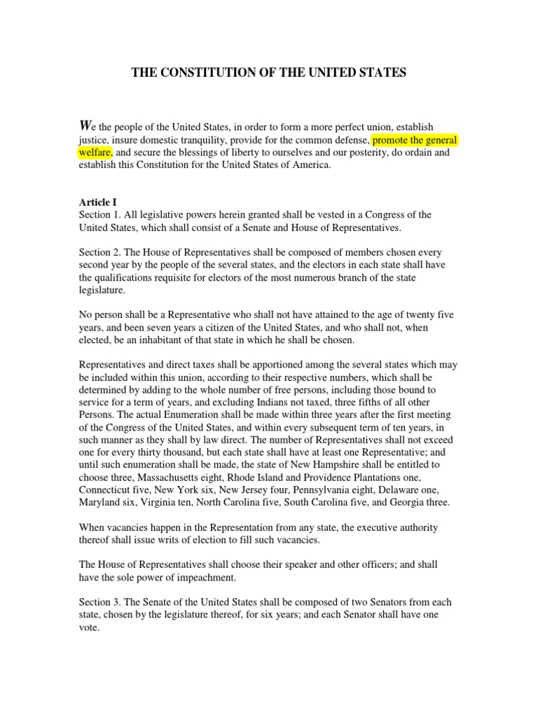Structure and Powers of Congress | PDF | Presidents Of The United ...