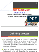 Week 5 and 6 Group Dynamics
