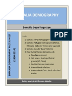 Somalia Demography Facts Sheet