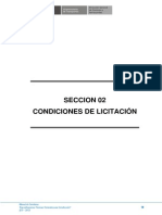 Condiciones de Licitacion