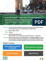 Flyer For CB 6 Transportation Committee Meeting