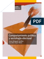 Comportamiento Político y Sociologí A Electoral