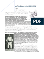 The Beginnings of Kodokan Judo, 1882-1938