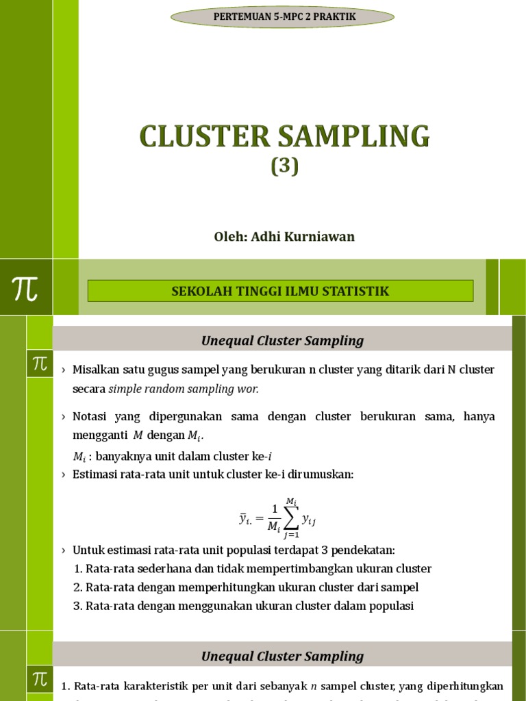 Contoh Soal Sampling Random Sederhana Mathlaul Khairiyah