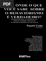 Até Onde o Que Você Sabe Sobre o Behaviorismo é Verdadeiro