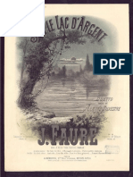 J.fauré Sur Le Lac D'argent PDF