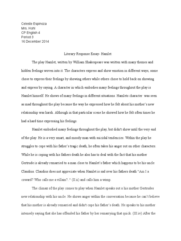 Hamlet emotions quotes image