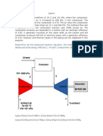 Determine (A) The Balanced Reaction Equation. The Exergy Flow, Exergy Destroyed and Exergy Efficiency of Each Components of The Cycle