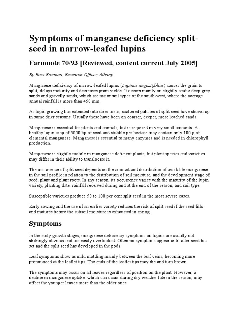 909 Symptoms and Treatment of Manganese Deficiency Split PDF Seed