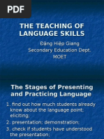 The Teaching of Skills