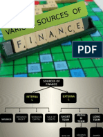 Sources of Finance for Businesses