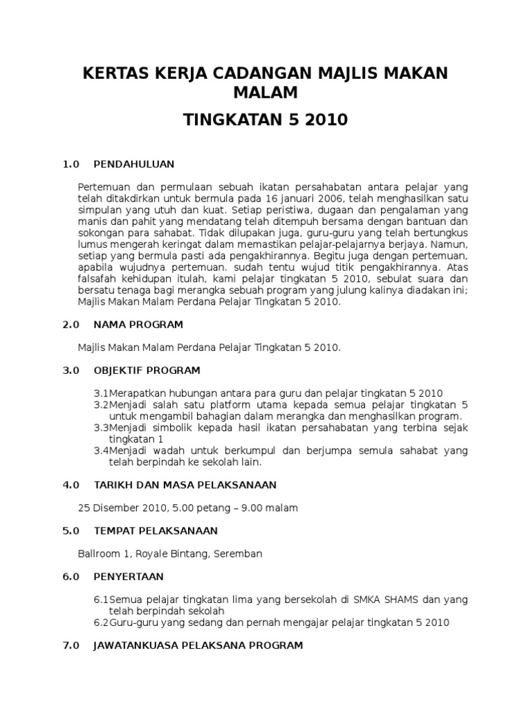 Surat Cadangan Pencahayaan Malam