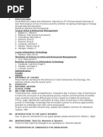 MC script for Gradution | Personal Growth