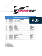 MotoGP 2013 Schedule with 17 Grand Prix Races