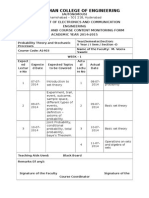 Lecture Plan PTSP - ECE D - Pandurangaiah