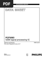 pcf5083 procesor de semnal gsm (dsp)