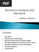 Discourse Analysis and Narrative