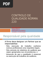 Licção 04 Controlo de Qualidade Norma 220