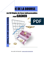 Guide de La Bourse - 50 Regles Pour Gagner