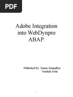 Adobe Integration Into WebDynpro ABAP