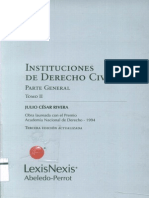 Instituciones de Derecho Civil Parte General TOMO II - Julio César Rivera