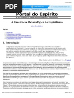 A Excelência Metodológica Do Espiritismo