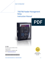 750 Multilin Feeder Management Relay Manual