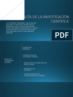 La Pauta de La Investigación Científica