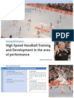 Training High Speed Handball