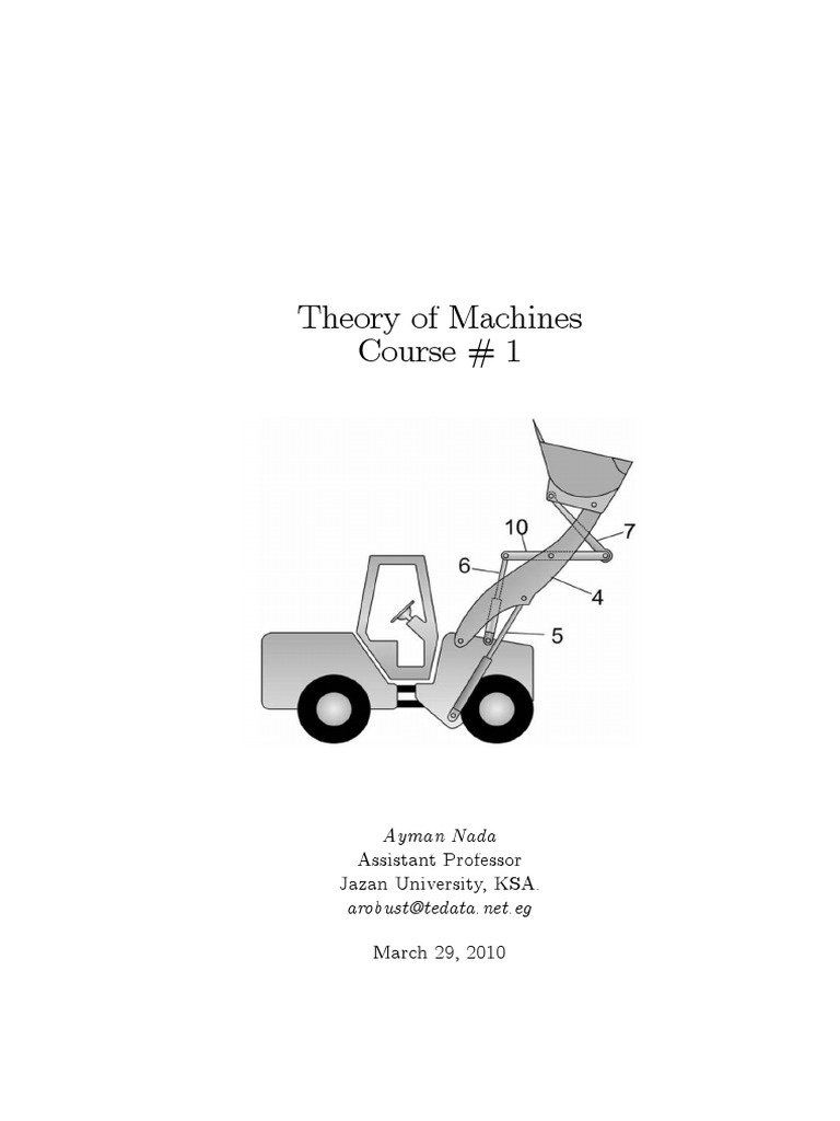 Introduction to Mechanisms and Machines | PDF | Kinematics | Euclidean ...