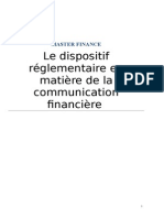 Communication Financière