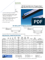 Ballast Cut Sheet One-Two Lamp 01152010