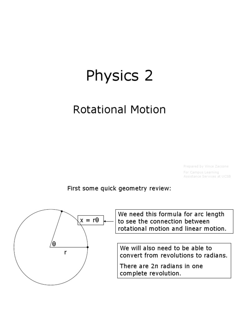 Understanding Rotational Motion Concepts | PDF | Rotation Around A ...