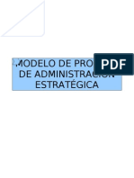 Modelo de Proceso de Administración Estratégica