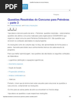 Questões Resolvidas Do Concurso Petrobras