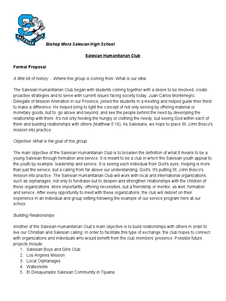 Shcproposal | PDF