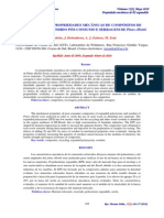 Avaliação Das Propriedades Mecânicas de Compósitos de Poliestireno Expandido