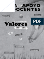 Calendario de Valores .-Guia de Apoyo Para Docentes-2014- 2015(1)