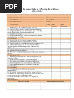 Grelha de Supervisão e Reflexão de Práticas Educativas